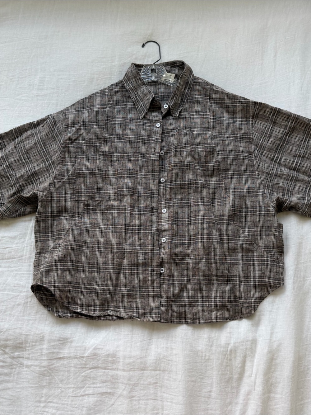 Women’s Deiji Studios Plaid Linen Matching
